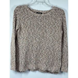 B8 - Buffalo David Bitton Marled Pink/Tan/Cream/Brown Knit Sweater Size Small